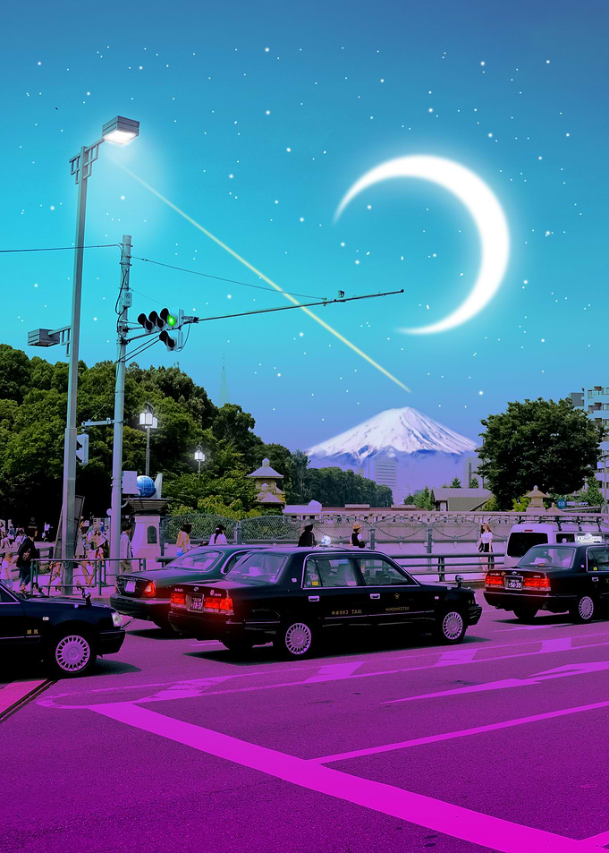 Mt Fuji Blue Sky