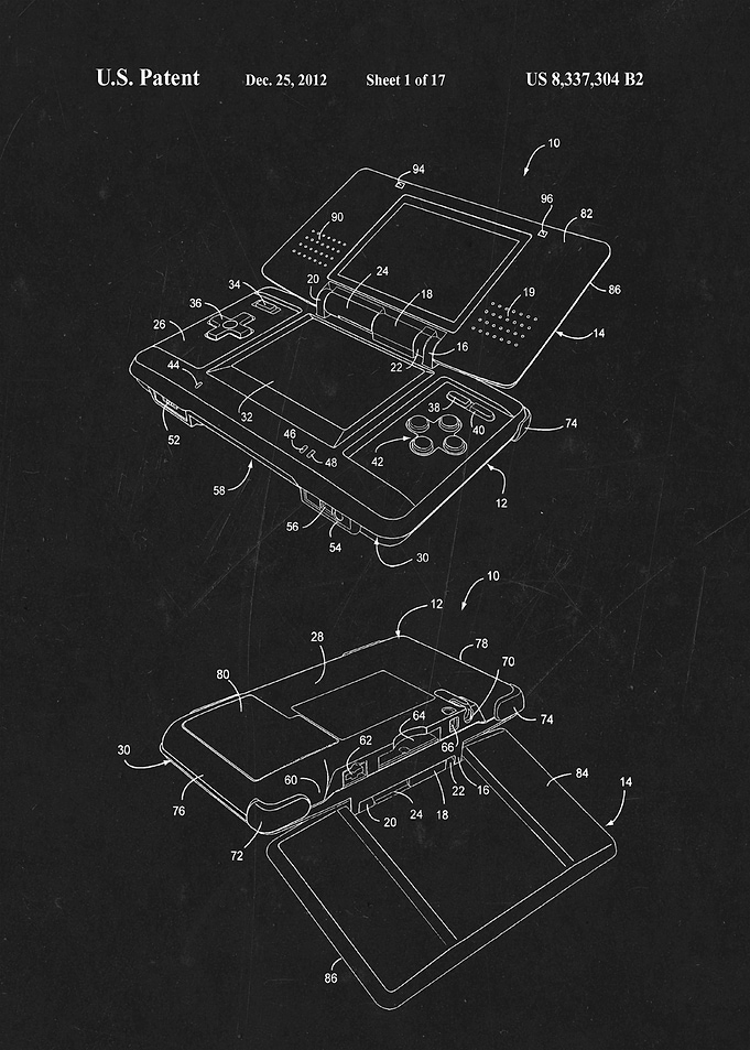 Nintendo DS patent