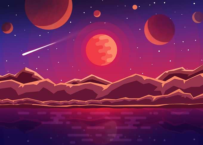 Alien planet