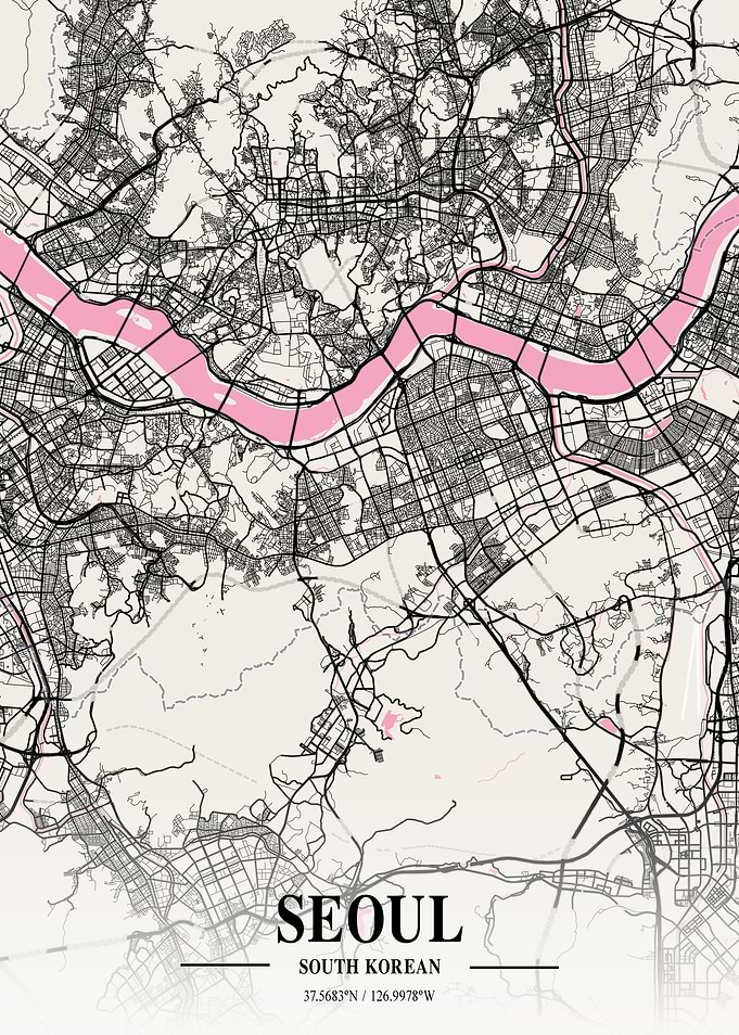 Seoul Neapolitan Map