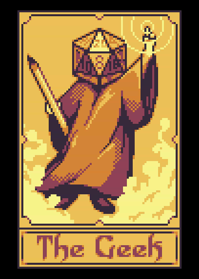 Pixel Tarot Card Geek