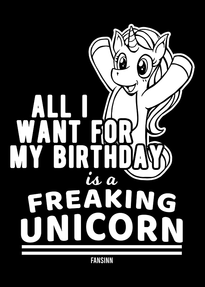 Unicorn for the birthday