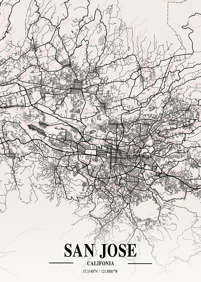 San Jose Neapolitan Map