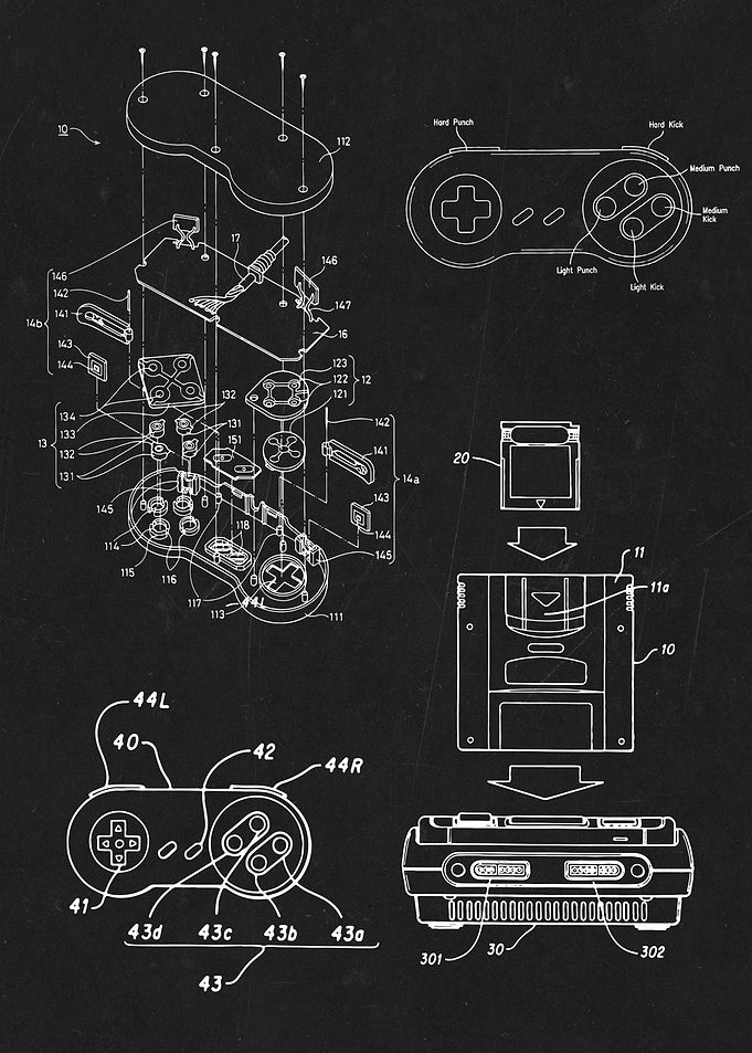 Old game controller patent