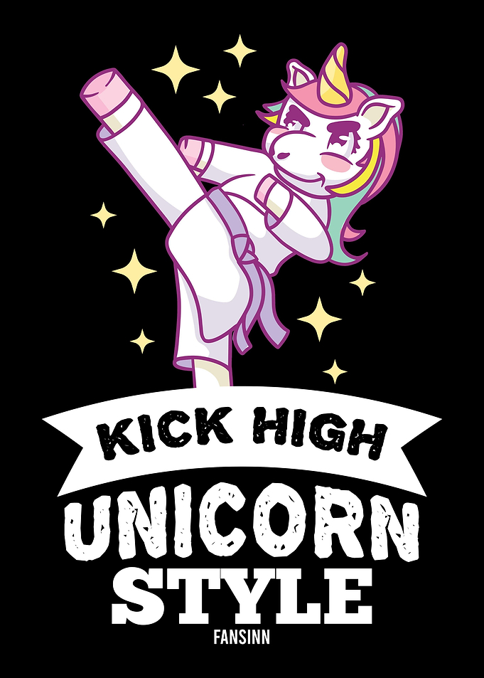 Unicorn girl martial arts