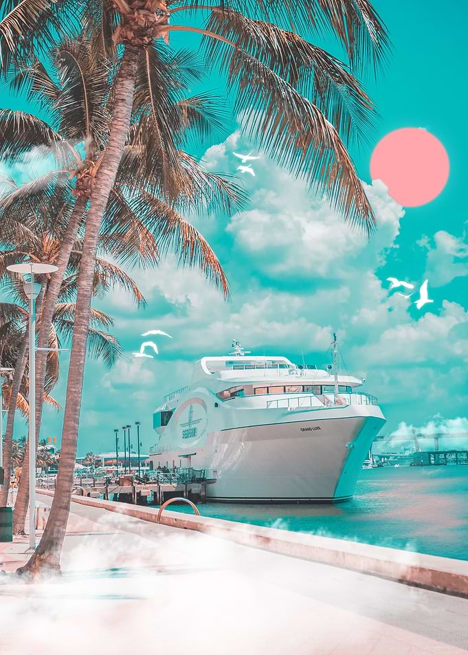 Miami Beach Pastel