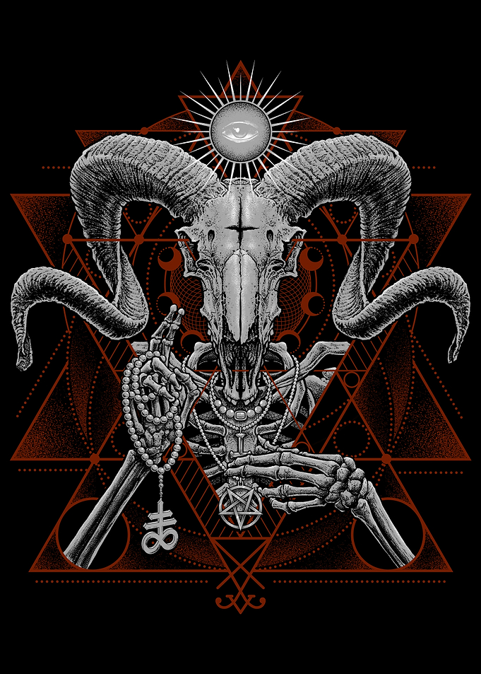 Gothic Dark 666 Baphomet