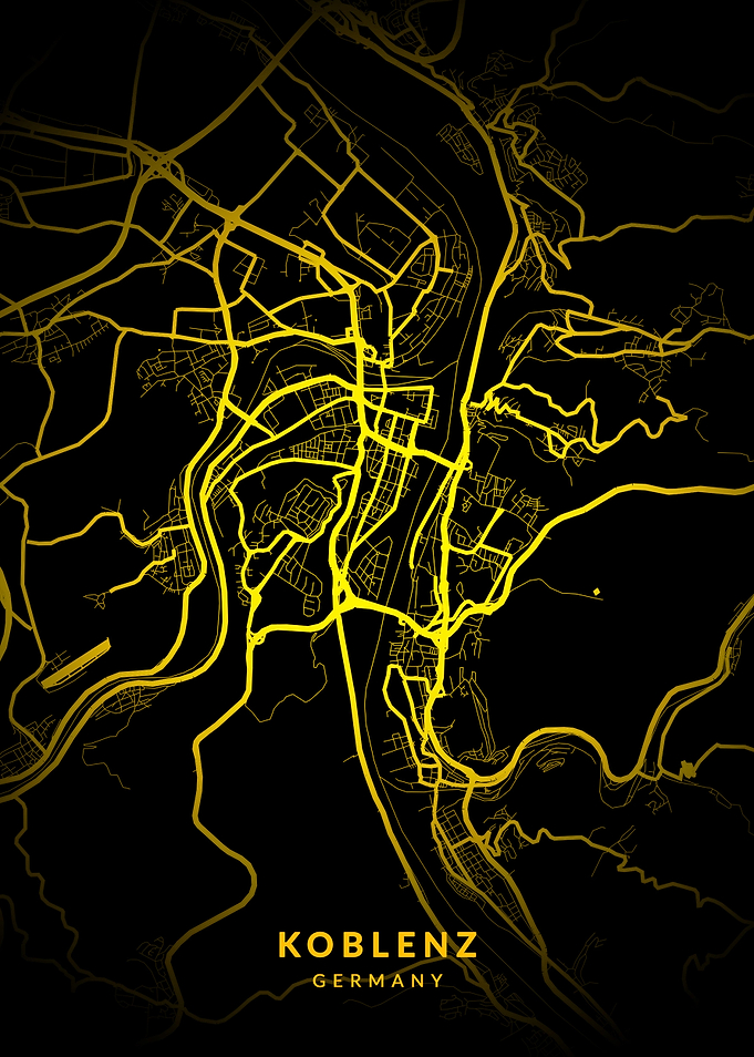 Koblenz Germany City Map