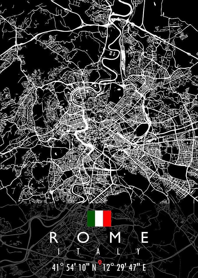 ROME MAP ITALY