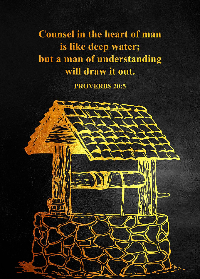 Proverbs 20:5 Water Well
