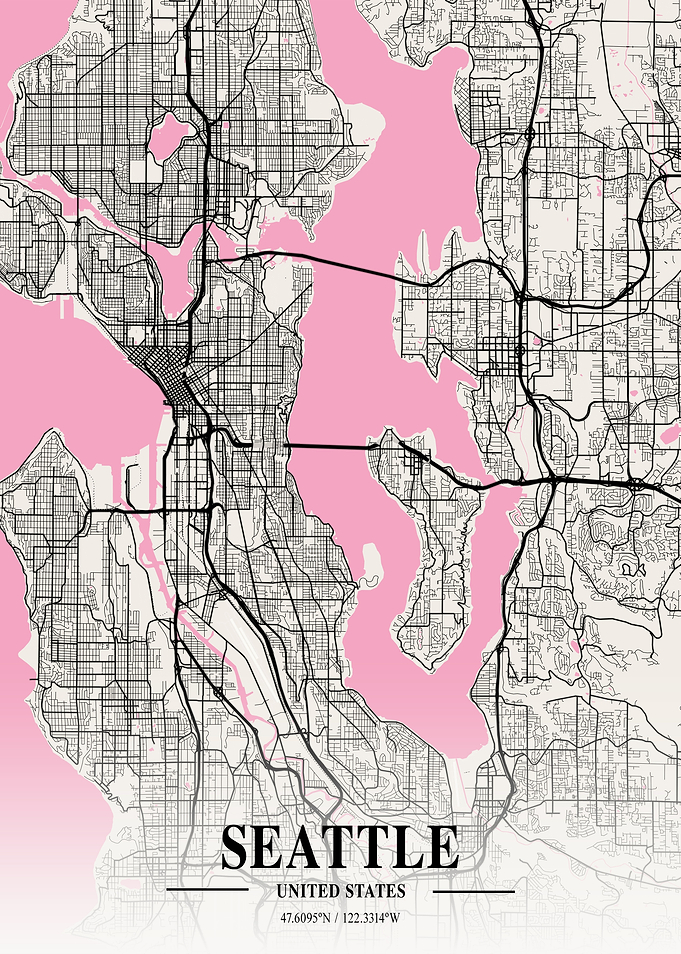 Seattle Neapolitan Map