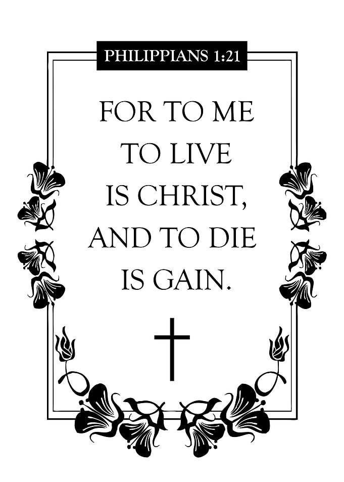 Philippians 1:21