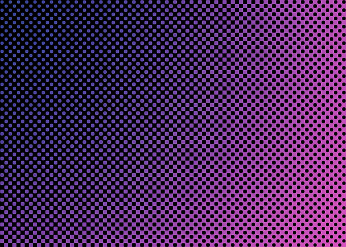 Comic halftone gradient va