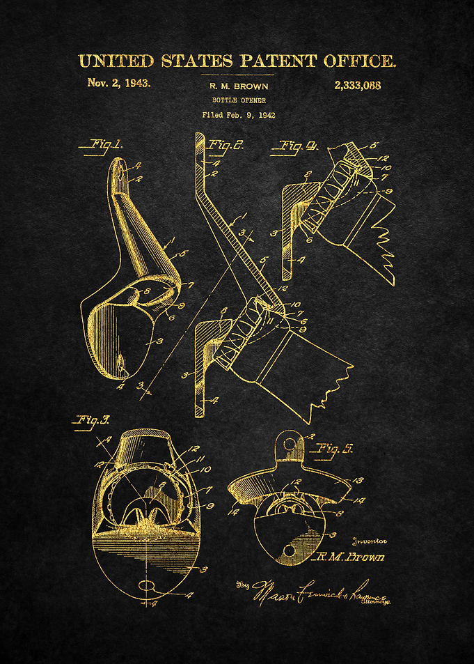 75 Bottle Opener Patent 1
