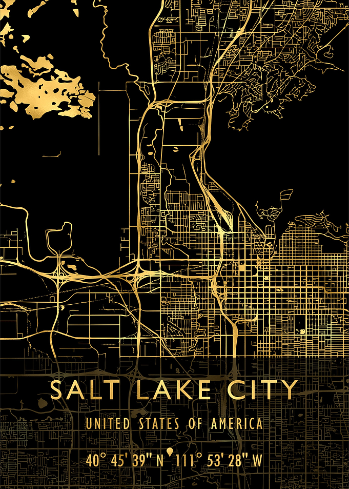 SALT LAKE CITY MAP USA