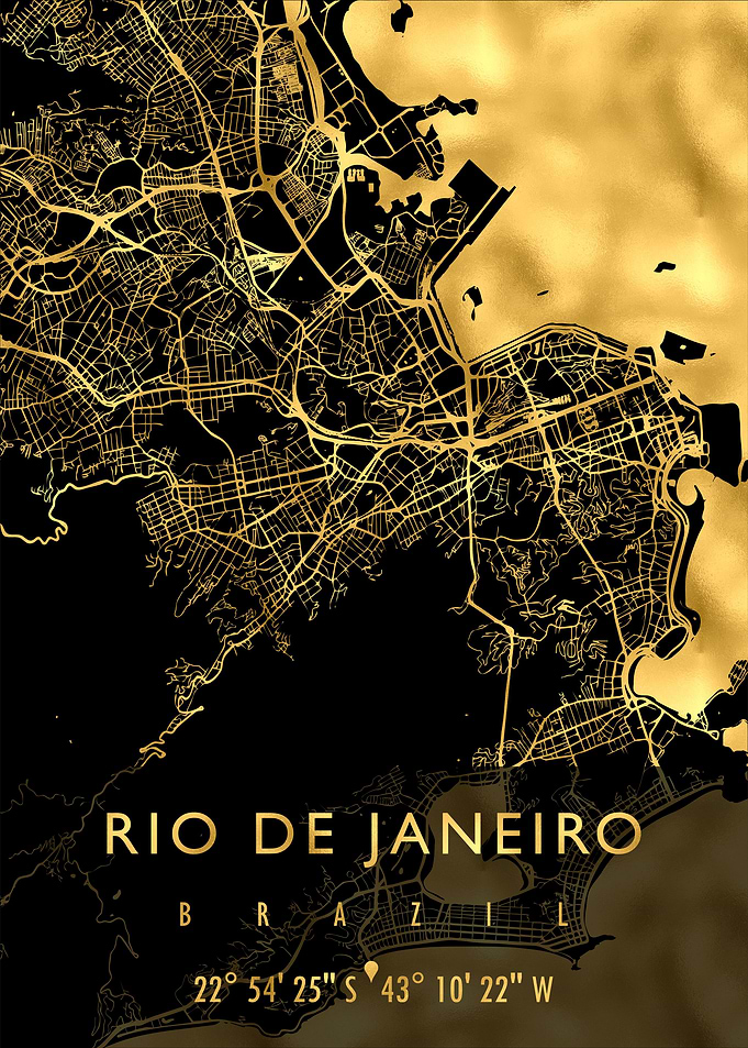 RIO DE JANEIRO MAP BRAZIL