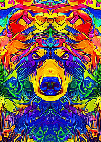 Bear Colorful
