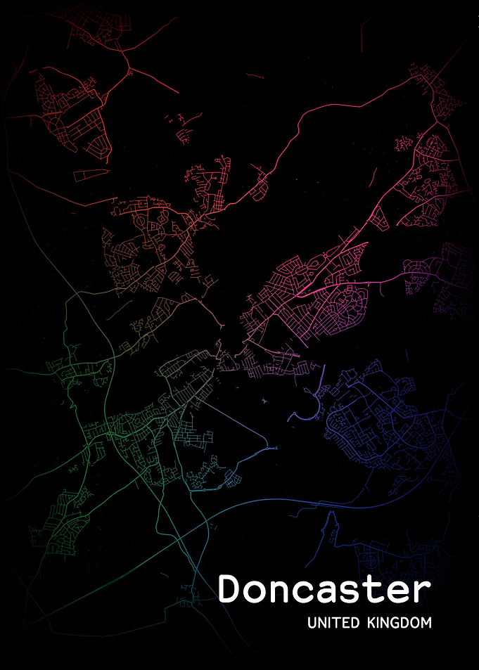 Doncaster City Map UK