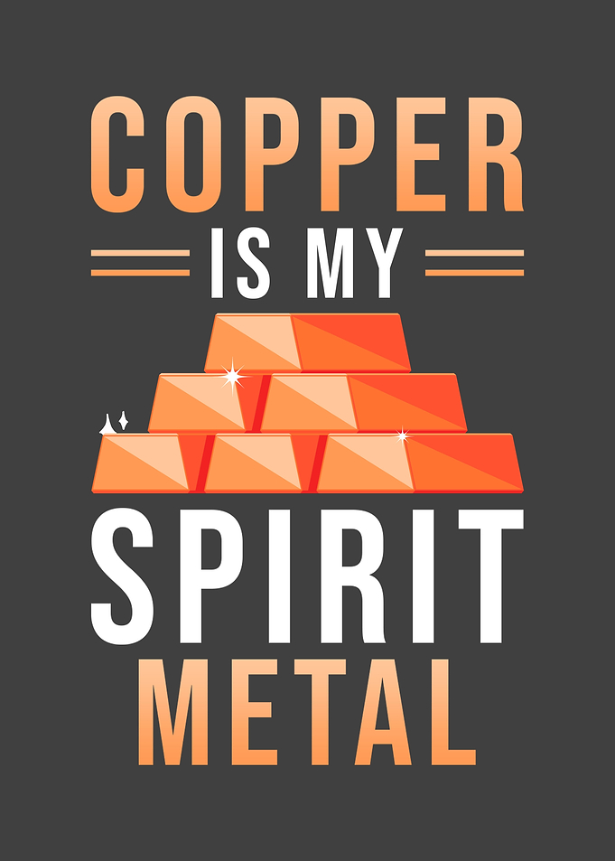 Copper Metal Saying