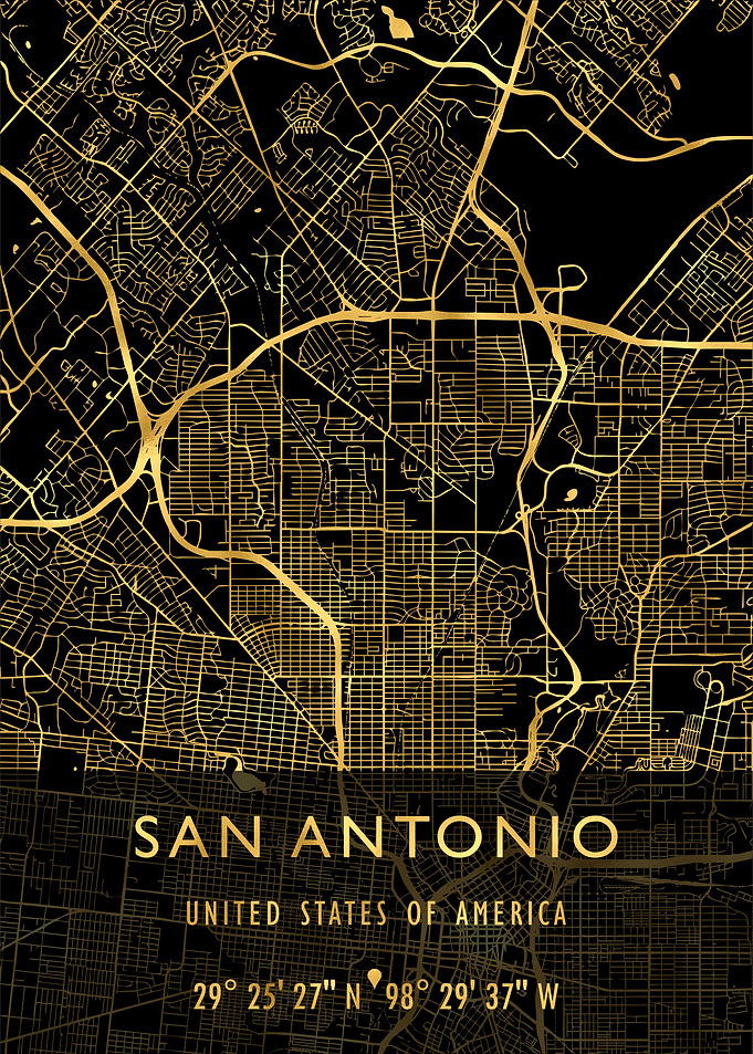 SAN ANTONIO MAP USA