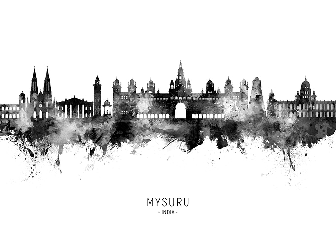 Mysuru Skyline India