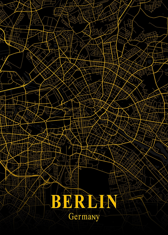 Berlin City Map Germany