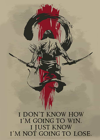 SAMURAI IM NOT GOING TO