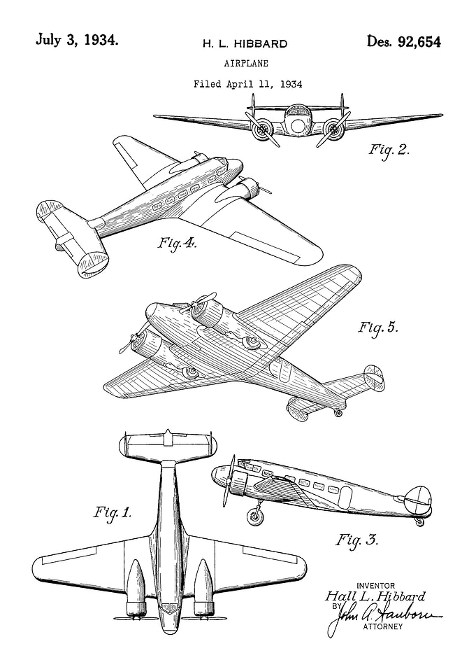 Airplane 1934 Vintage
