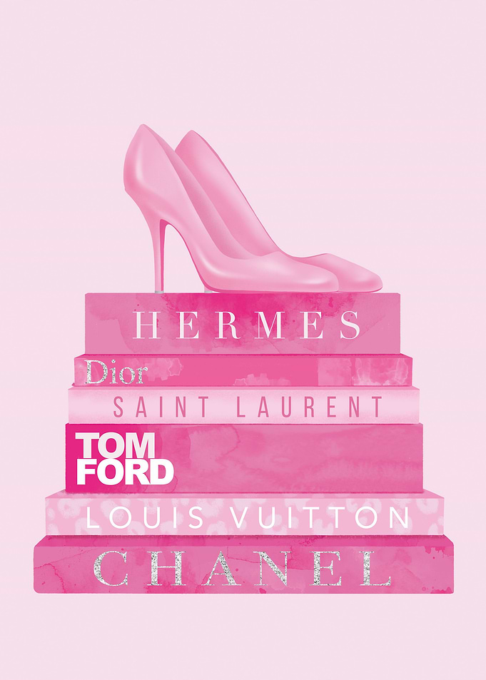Girly Pink Books