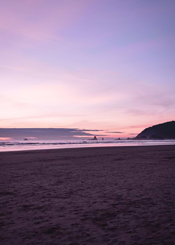 Oregon Beach Sunset Photo