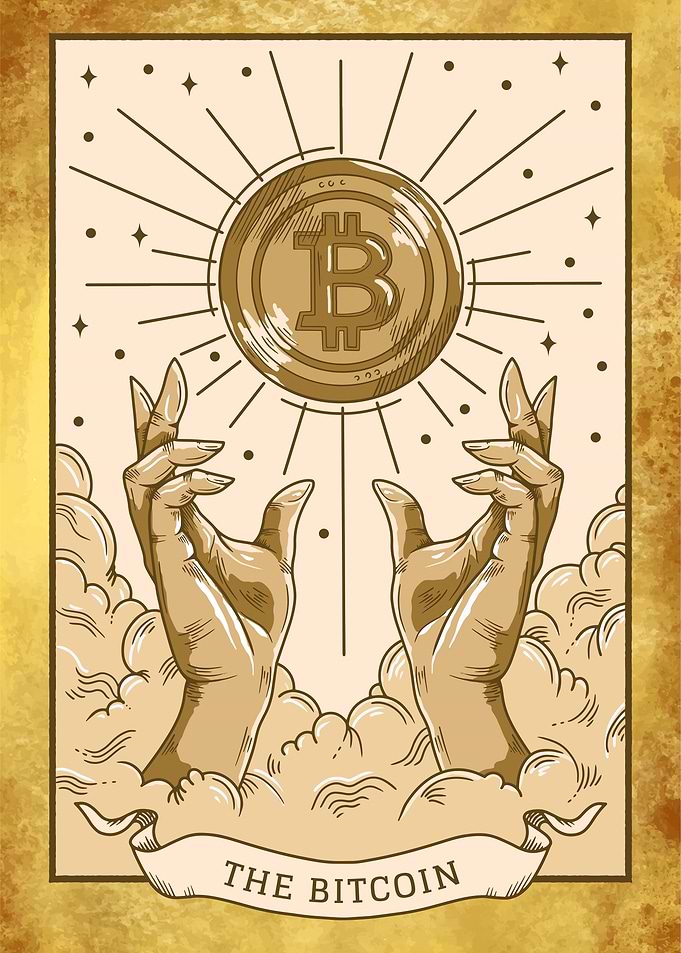Bitcoin Tarot Card