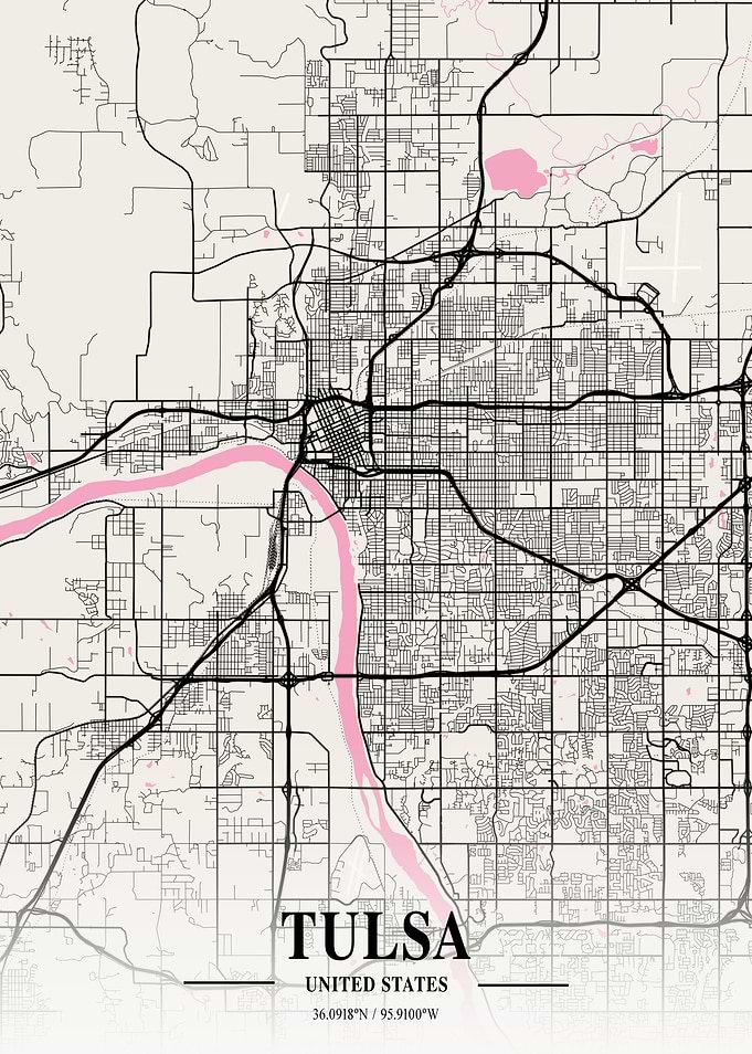 Tulsa Neapolitan Map