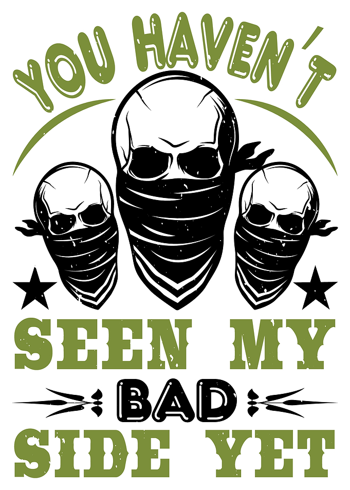 You havent seen my bad