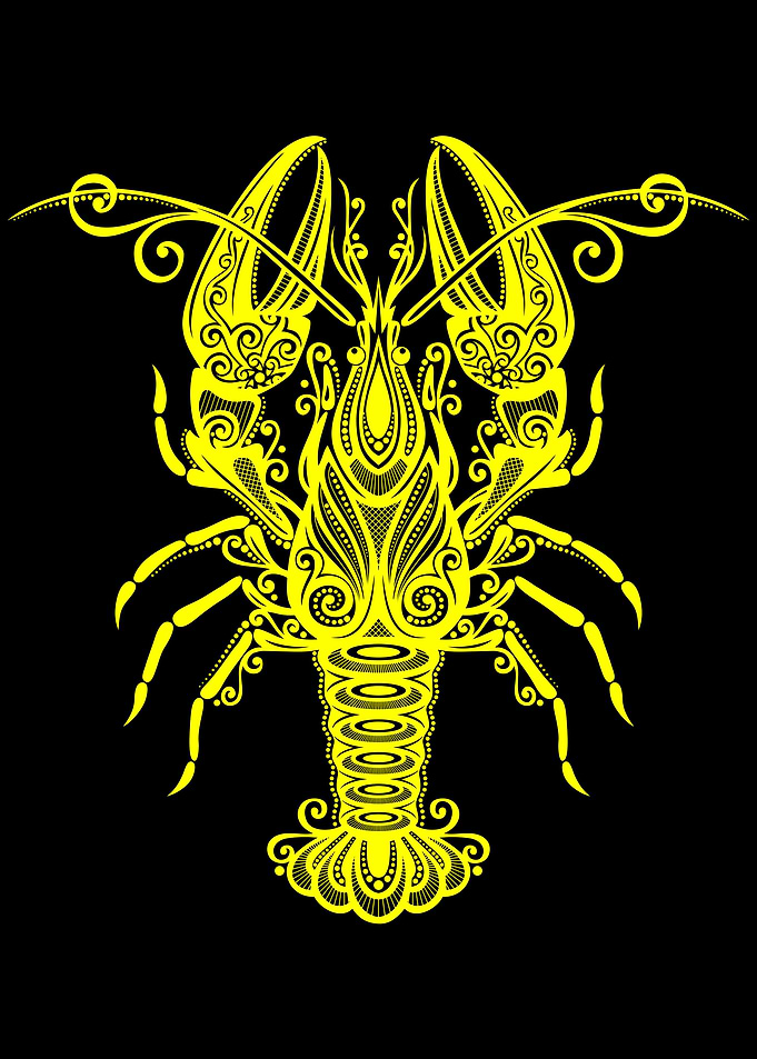 lobster cute glow light