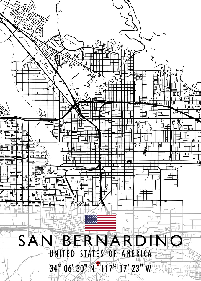 SAN BERNARDINO MAP USA