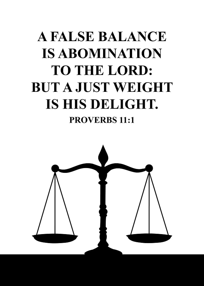 Proverbs 11:1