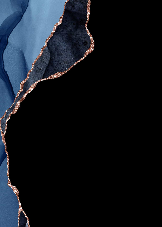 Navy Rose Gold Agate Tex09