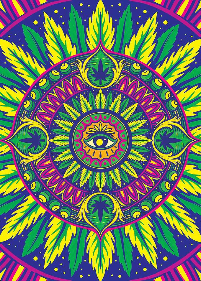 Cannabis Mandala