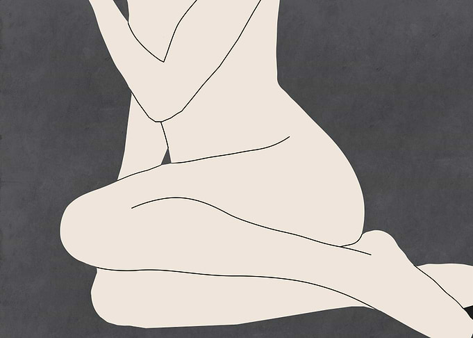 Minimalist line drawing 32