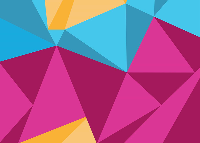 3D Triangles Op Art