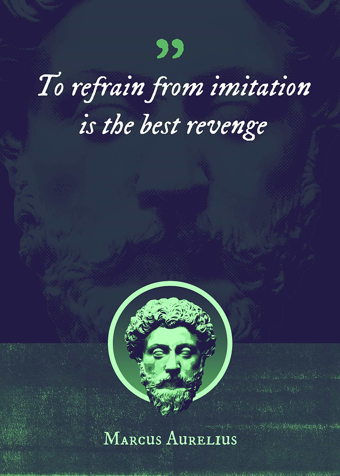 To refrain from imitation