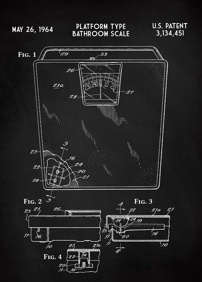 PLATFORM SCALE CHALK