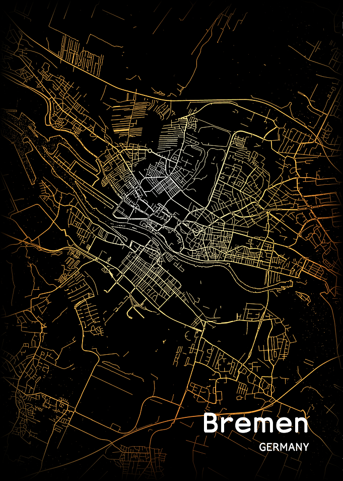 Bremen City Map Germany