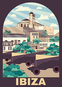 Iibiza City Painting