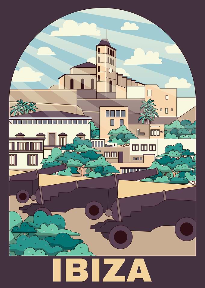 Iibiza City Painting