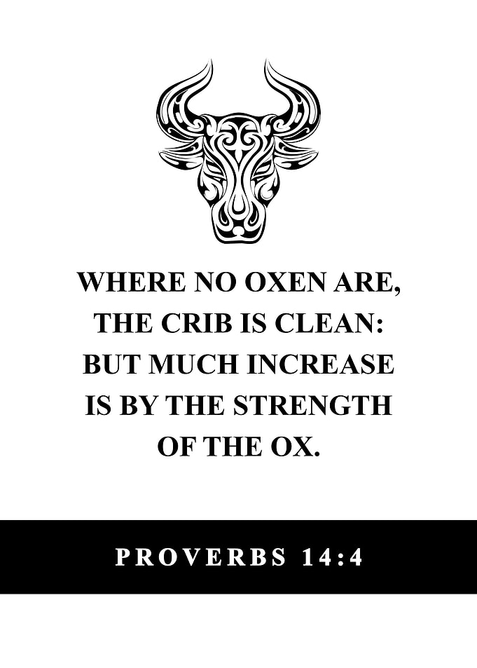 Proverbs 14:4