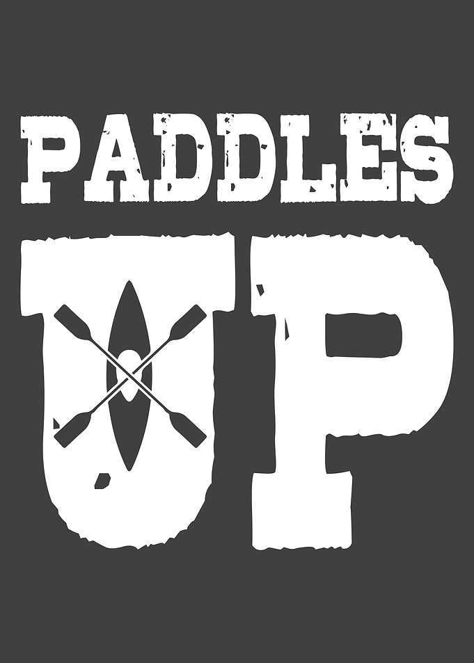 PADDLES UP Funny Kayaking