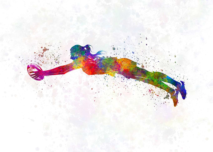 Female rugby player