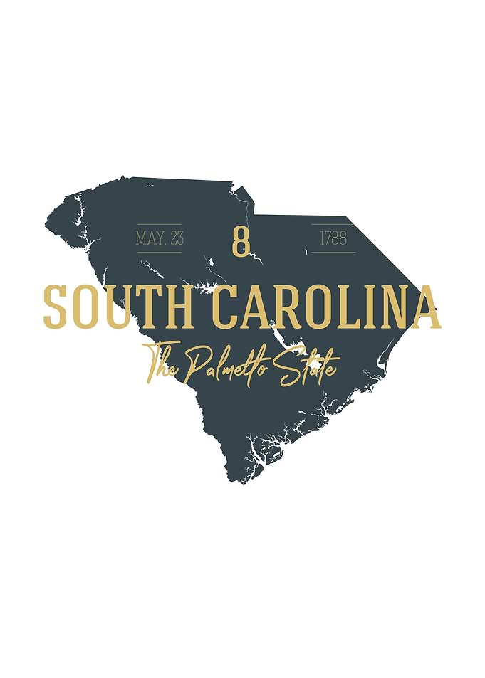 South Carolina State Map