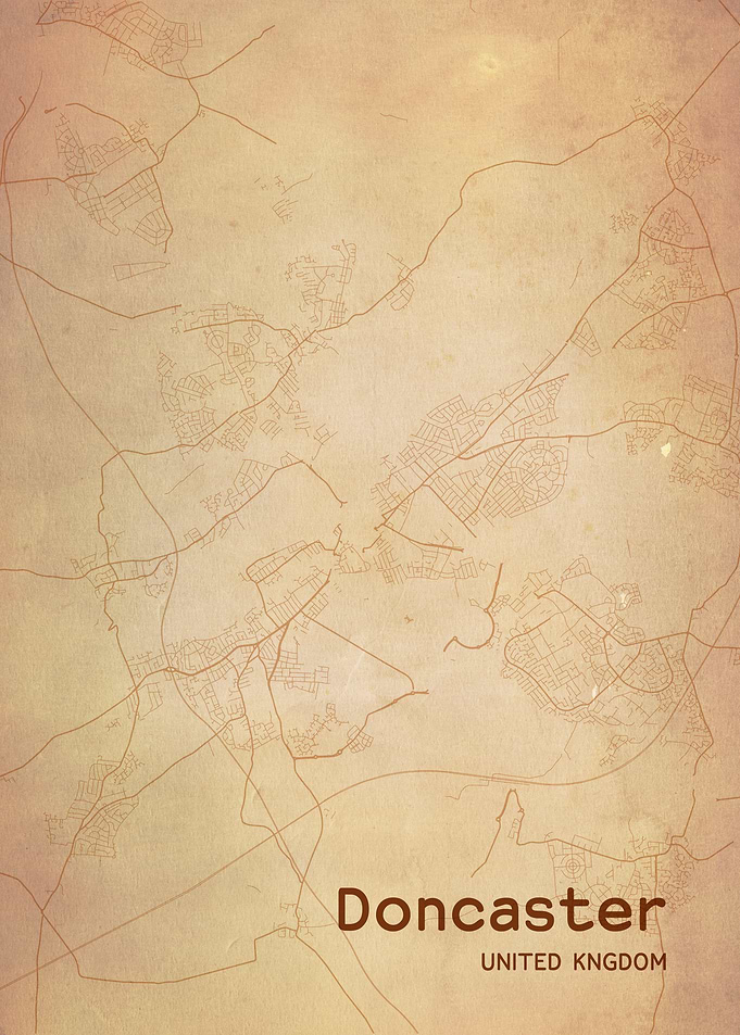 Doncaster City Map UK